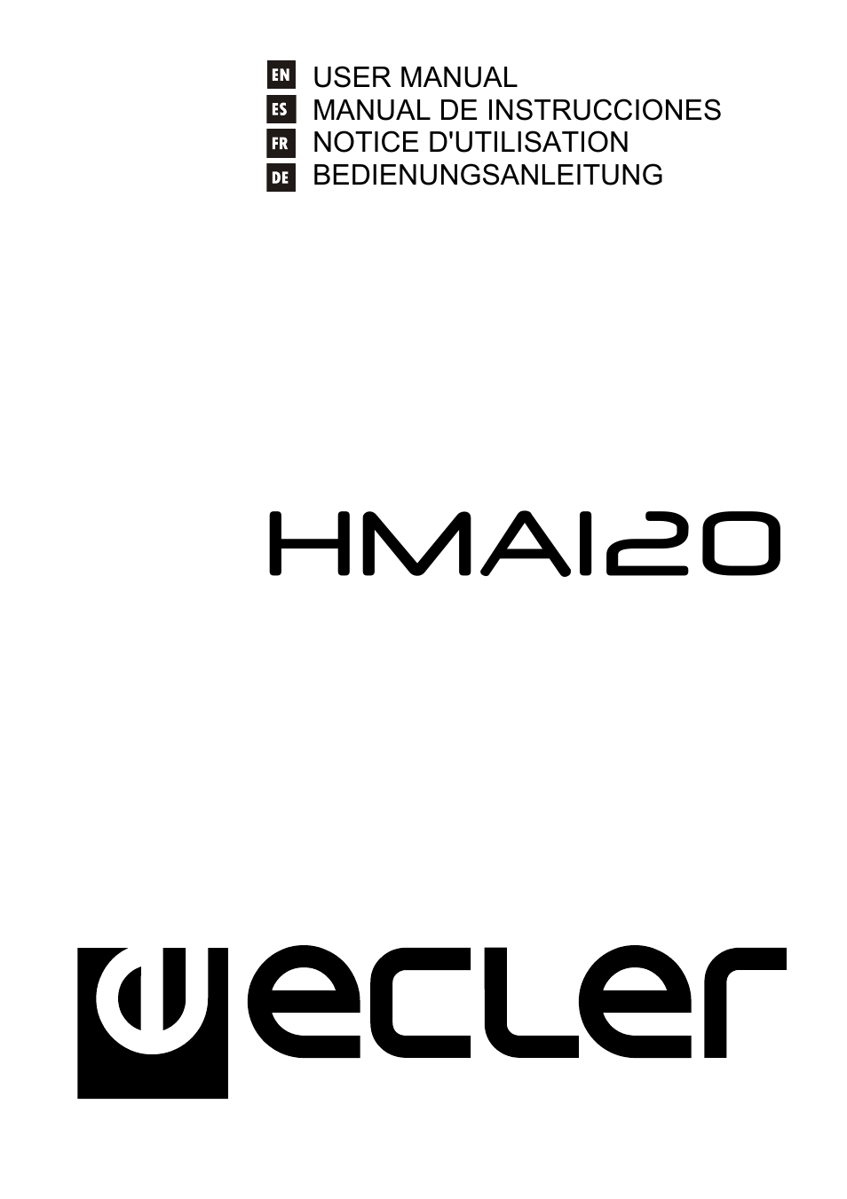 Ecler HMA120 User Manual | 46 pages