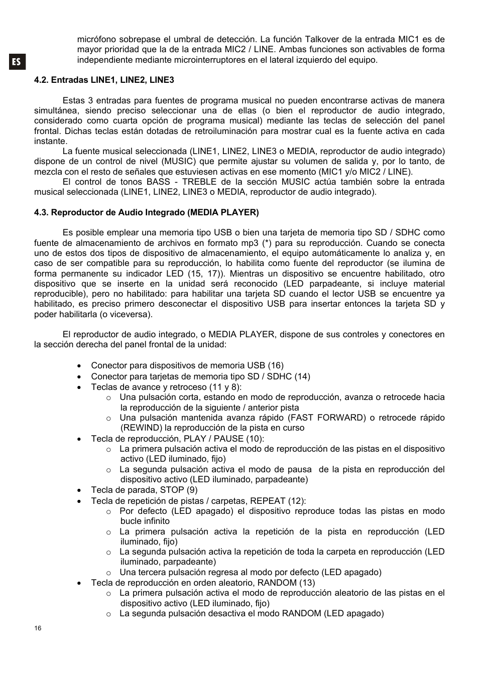 Ecler HMA120 User Manual | Page 16 / 46