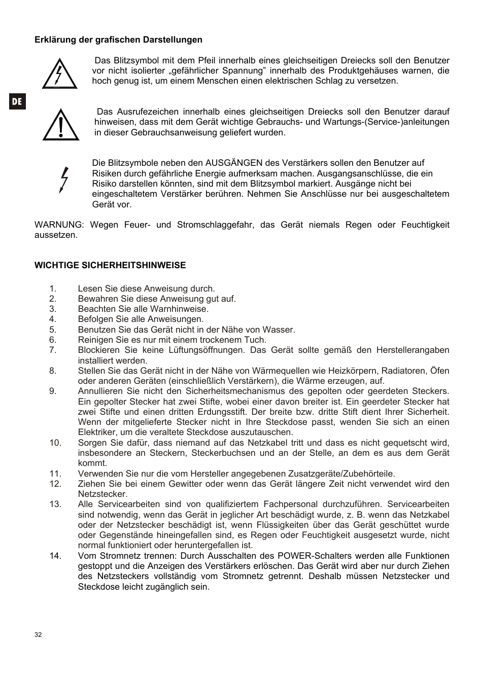 Ecler HMA120 User Manual | Page 32 / 46