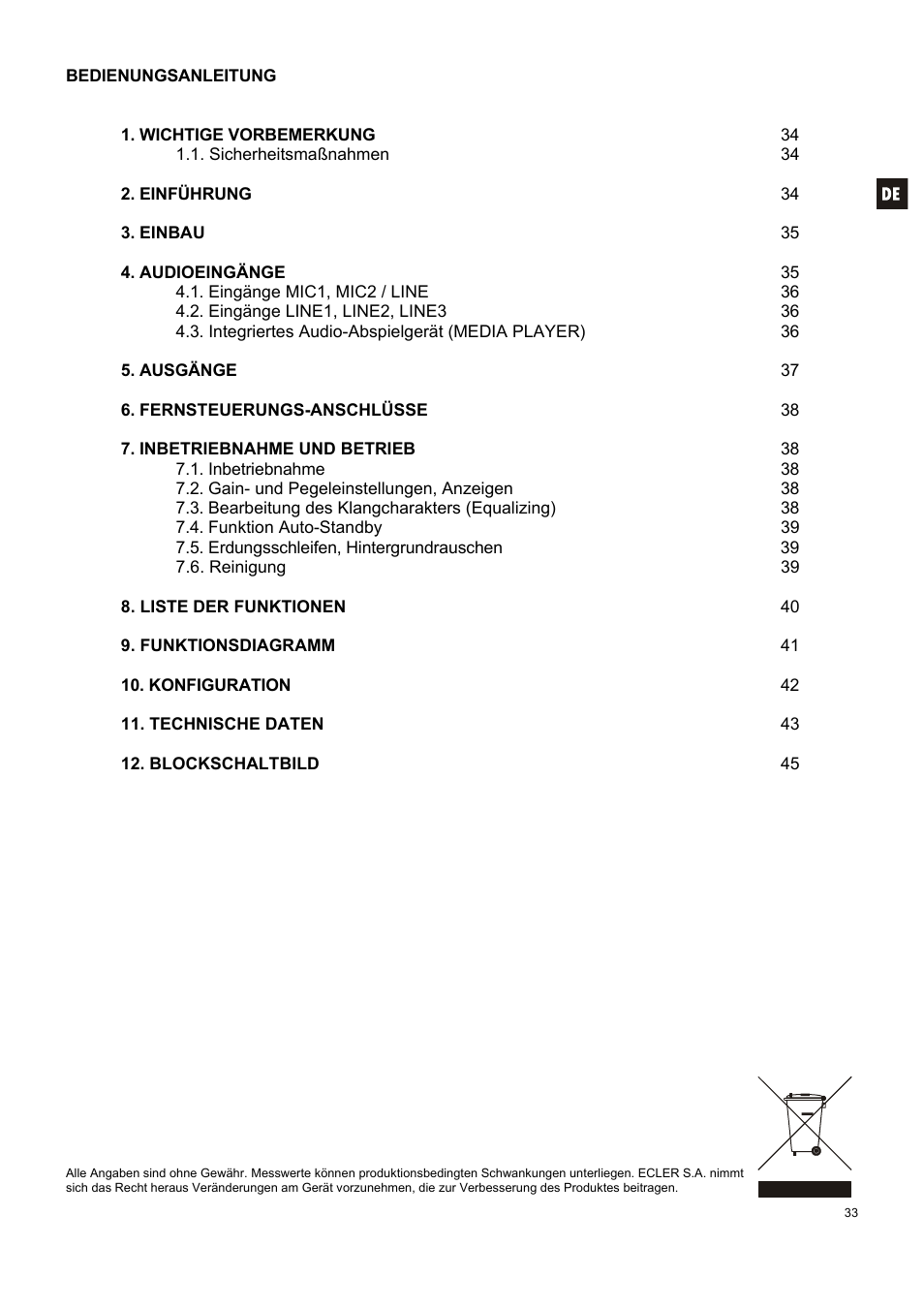 Ecler HMA120 User Manual | Page 33 / 46