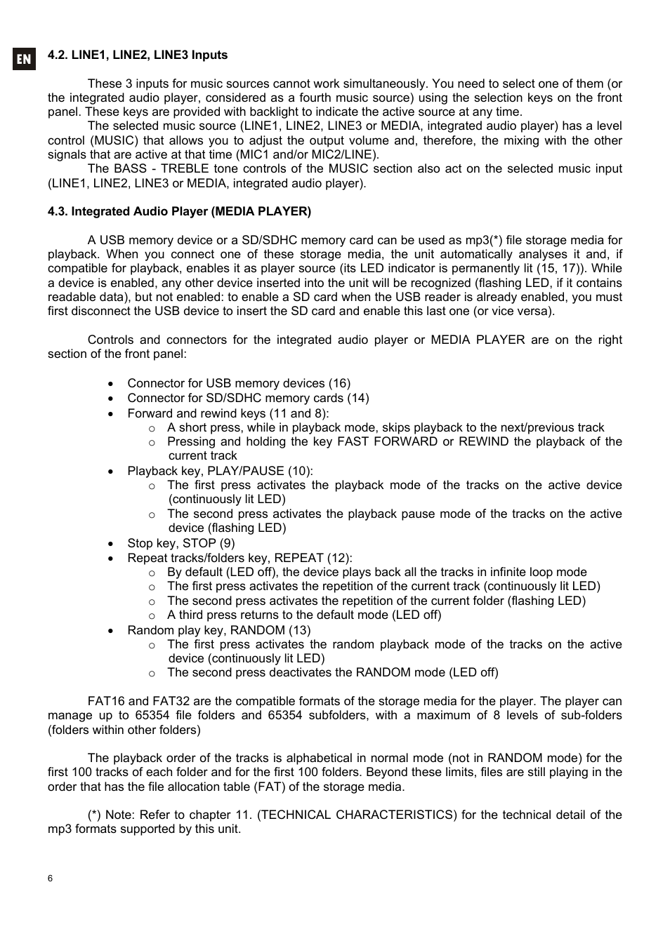 Ecler HMA120 User Manual | Page 6 / 46