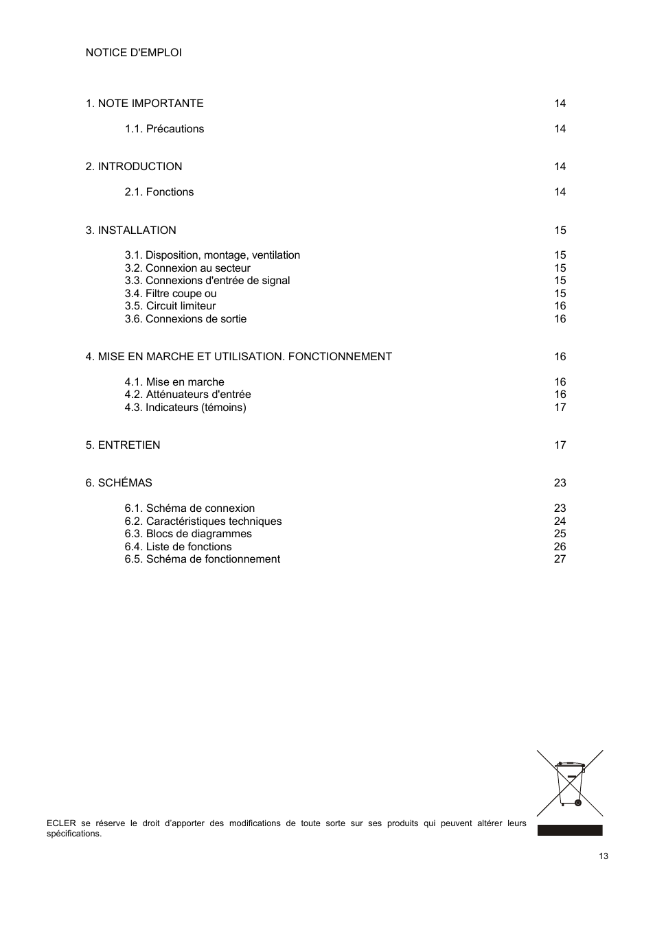 Ecler LPA SERIES User Manual | Page 13 / 28
