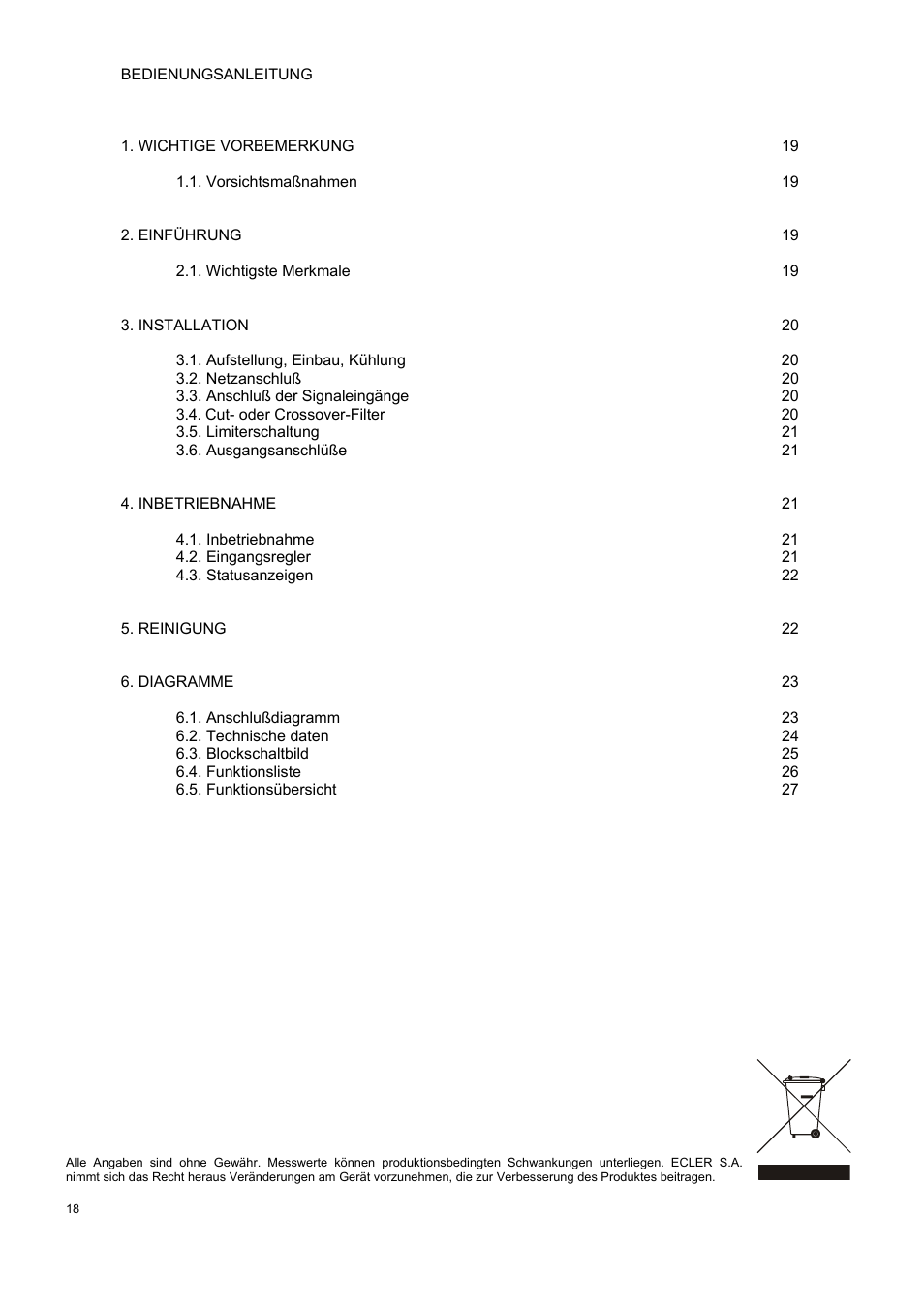 Ecler LPA SERIES User Manual | Page 18 / 28