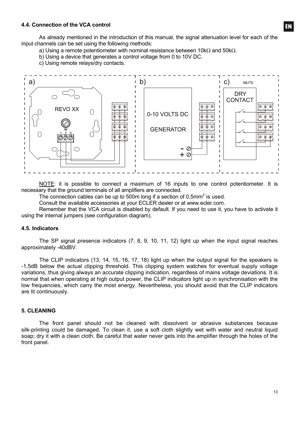 Ecler MPA 6-80R User Manual | Page 13 / 60