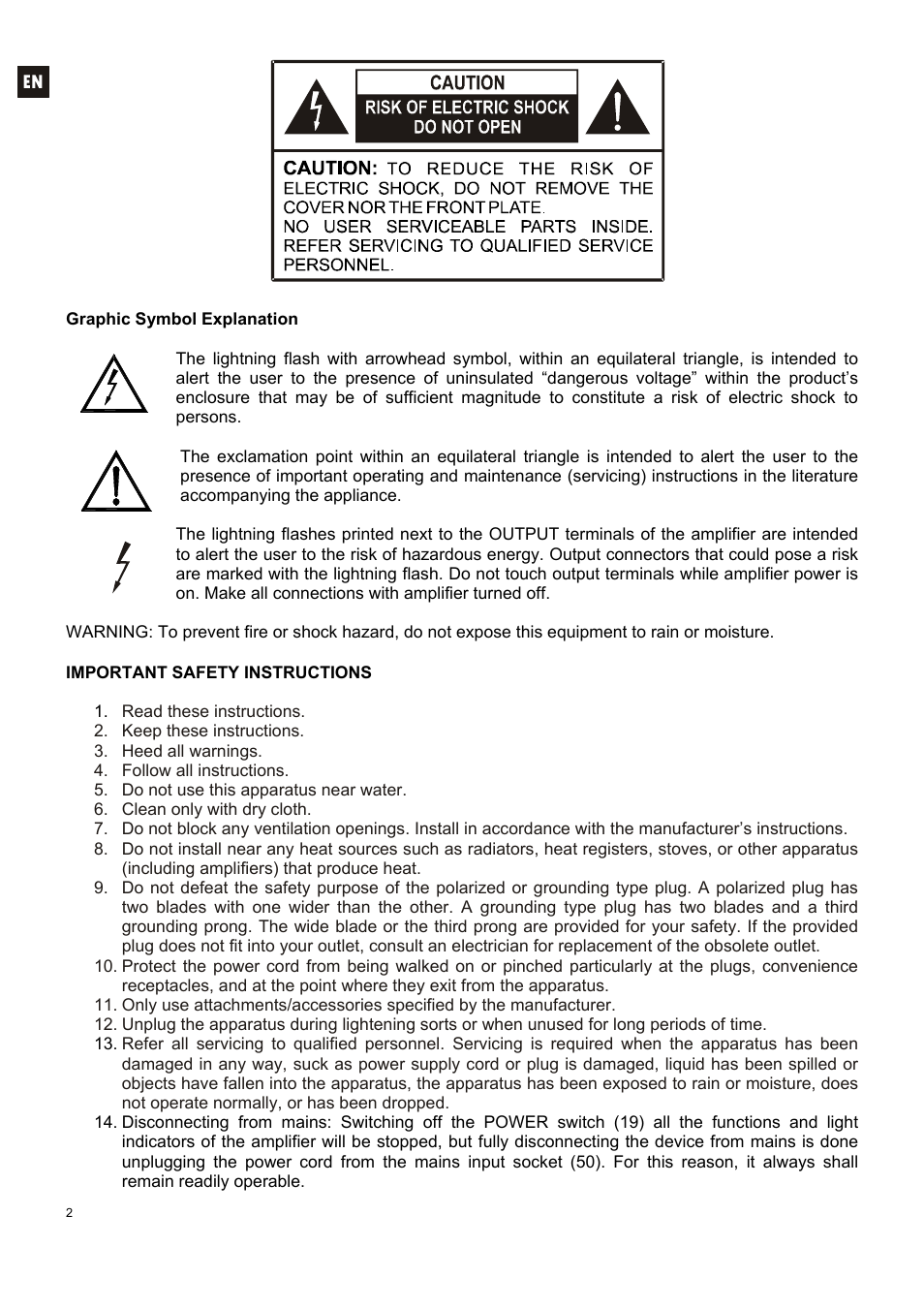 Ecler MPA 6-80R User Manual | Page 2 / 60