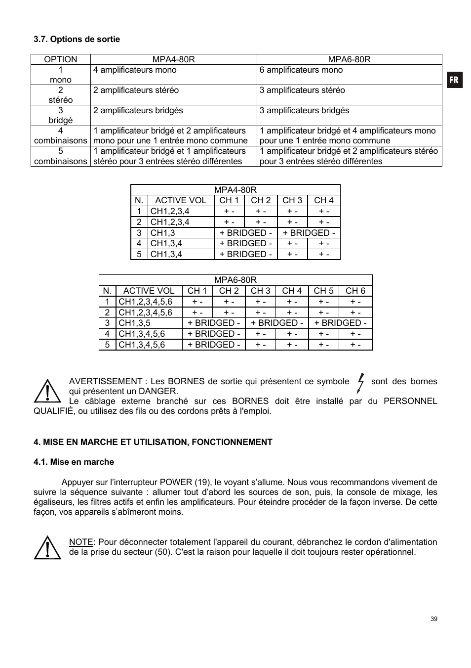 Ecler MPA 6-80R User Manual | Page 39 / 60