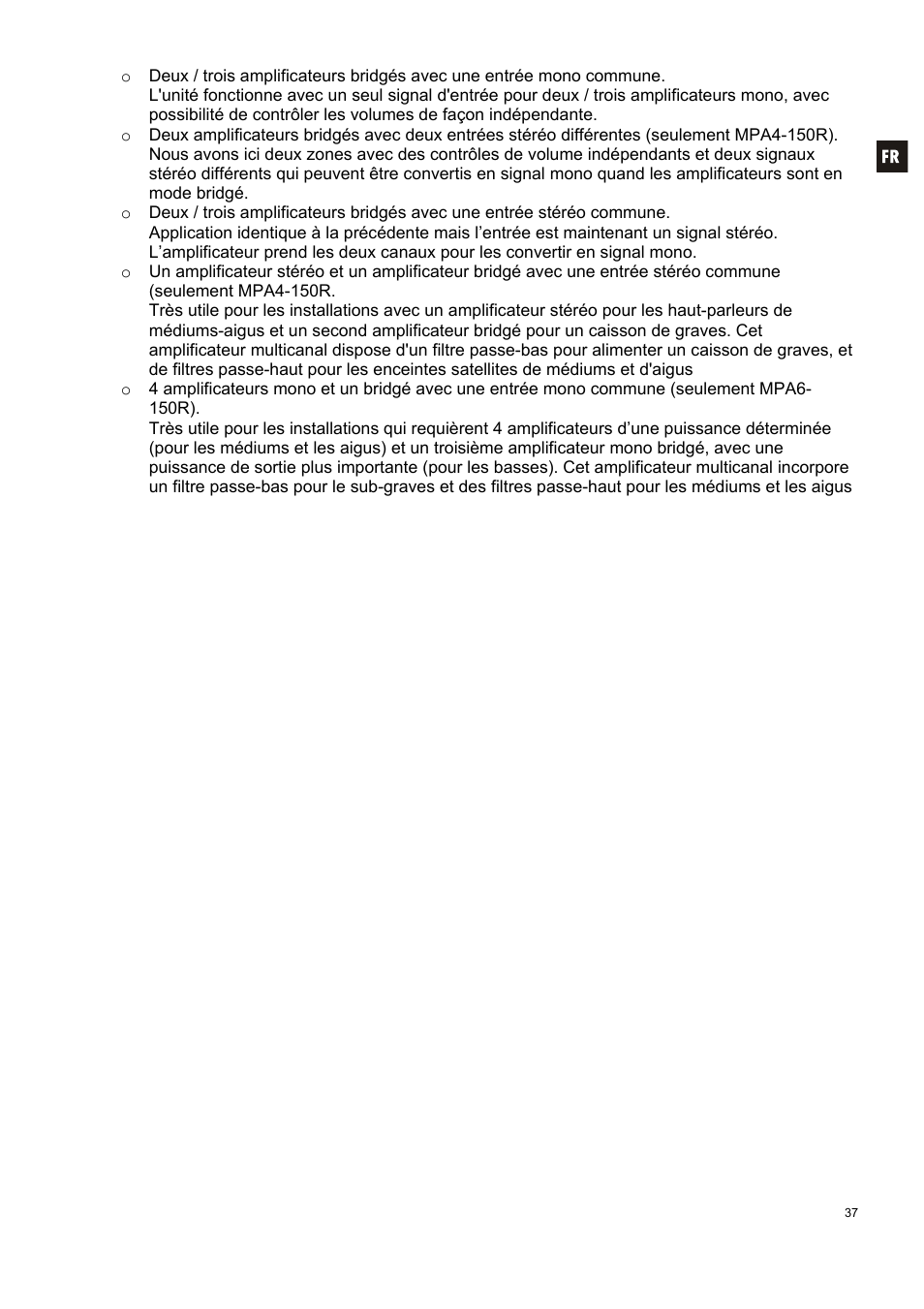 Ecler MPA6-150R User Manual | Page 37 / 68