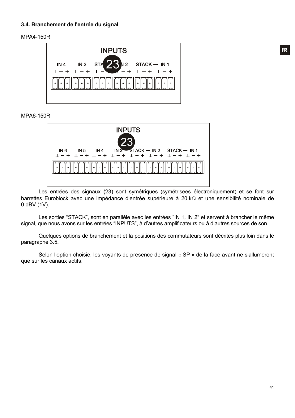 Ecler MPA6-150R User Manual | Page 41 / 68