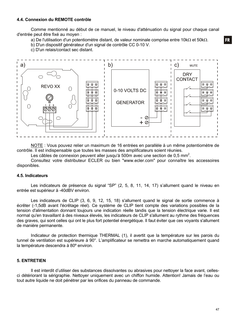 Ecler MPA6-150R User Manual | Page 47 / 68