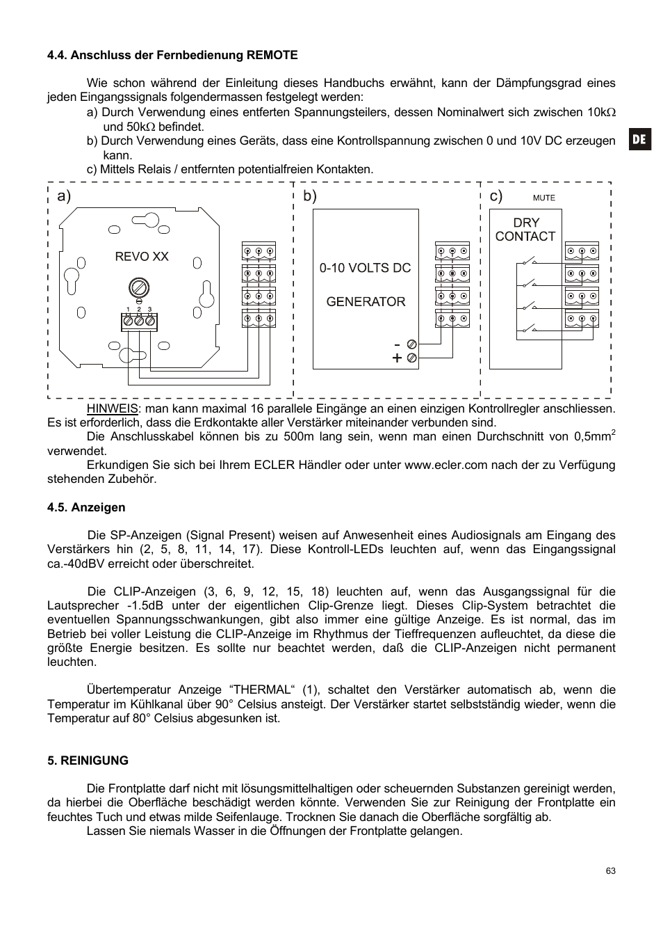 Ecler MPA6-150R User Manual | Page 63 / 68