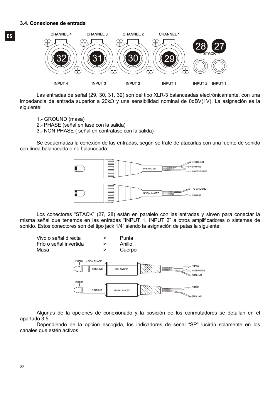 Ecler MPA 4-400R User Manual | Page 22 / 60