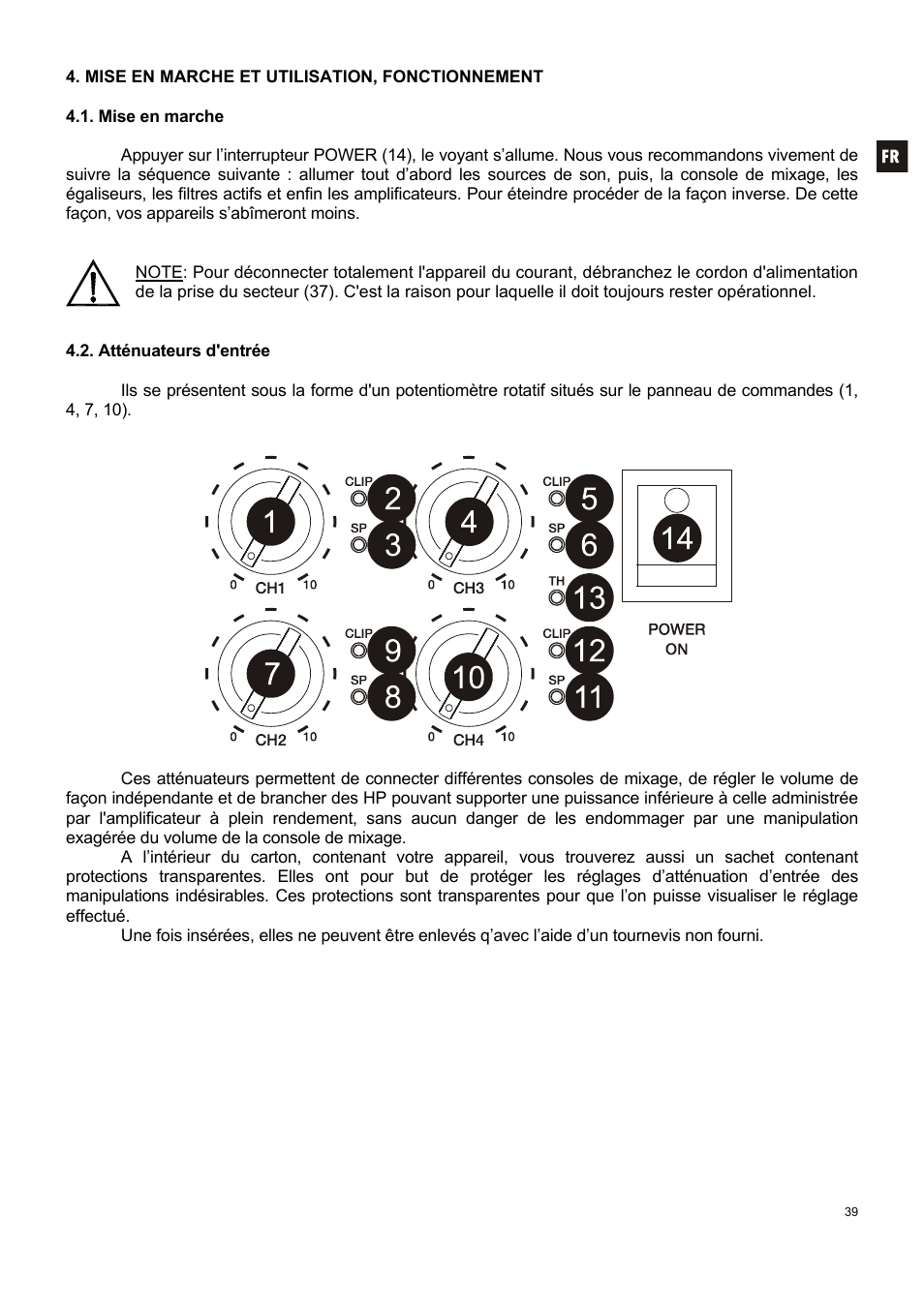 Ecler MPA 4-400R User Manual | Page 39 / 60