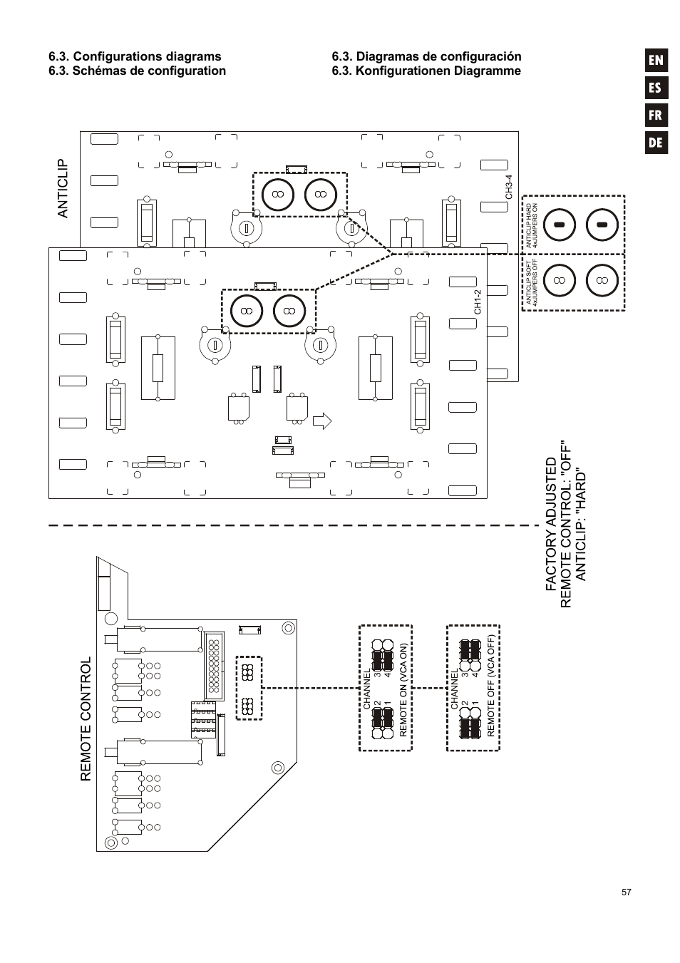 Ecler MPA 4-400R User Manual | Page 57 / 60