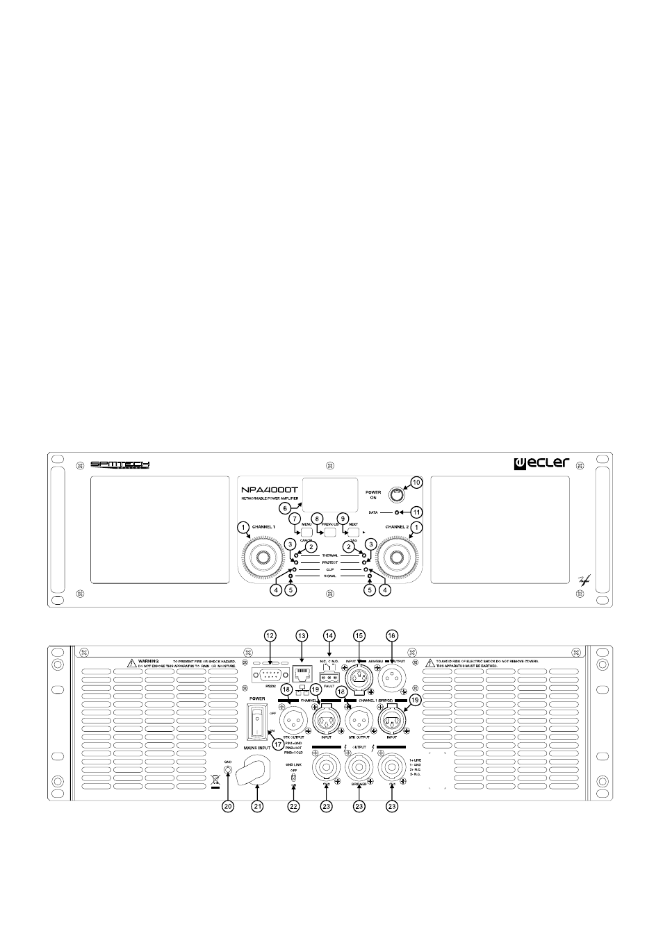 Ecler NPA SERIES User Manual | Page 35 / 52