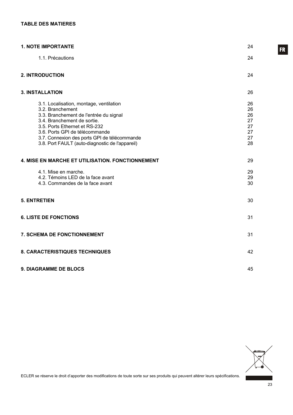 Ecler NXA SERIES User Manual | Page 23 / 46