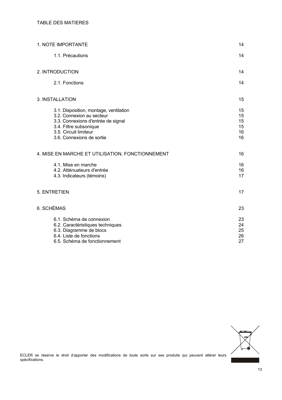 Ecler XPA SERIES User Manual | Page 13 / 28