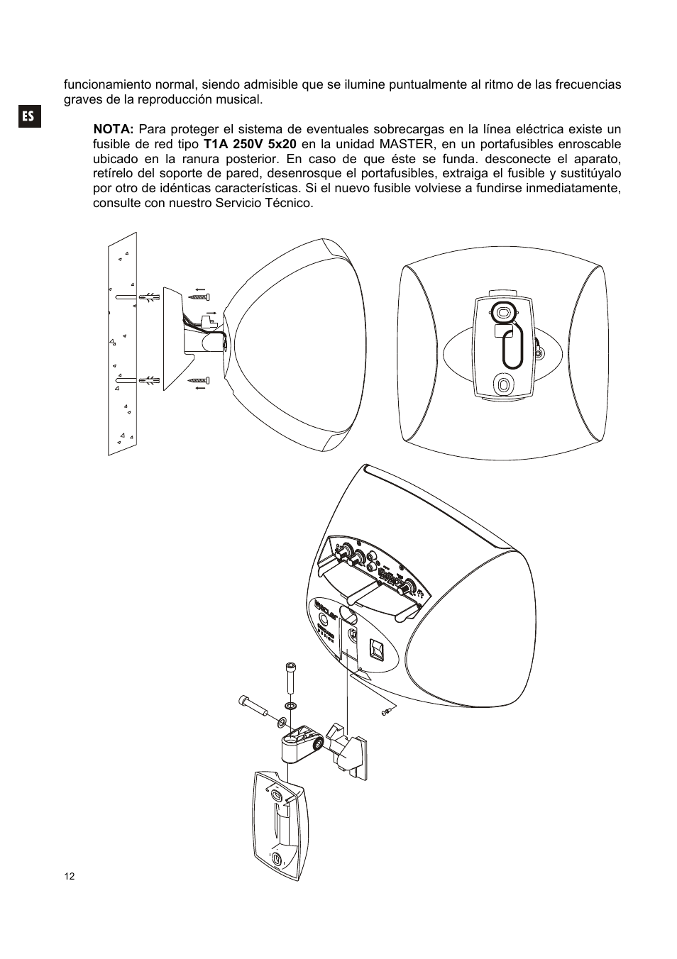 Ecler AUDEO106P User Manual | Page 12 / 28