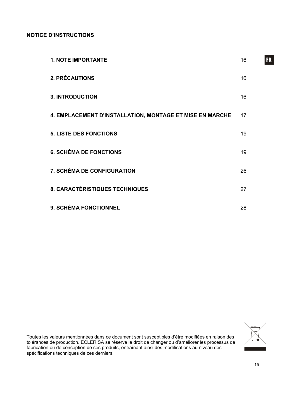 Ecler AUDEO106P User Manual | Page 15 / 28