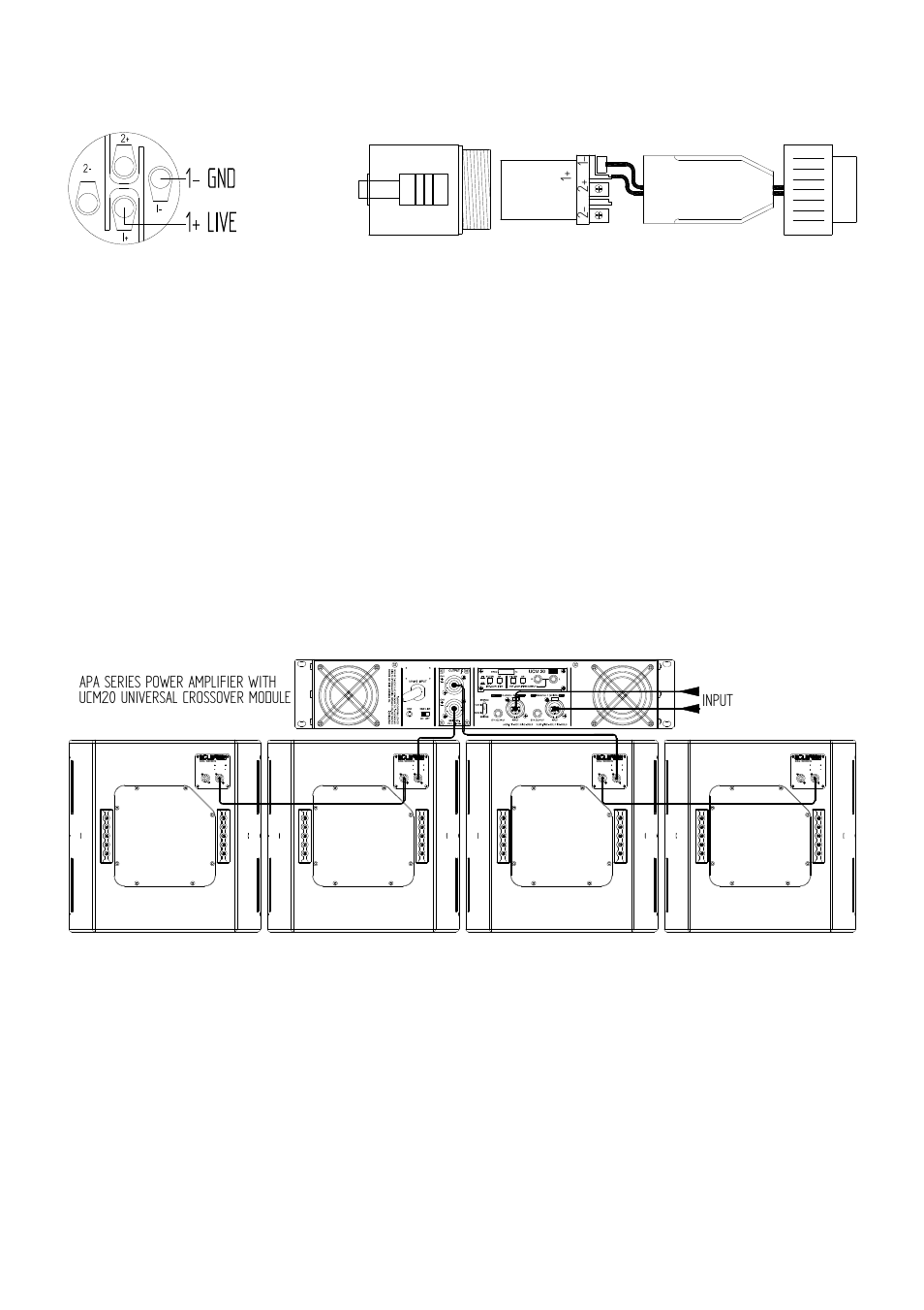 1+ 1- 2+ 2- live gnd n.c. n.c | Ecler CKL SERIES User Manual | Page 33 / 48