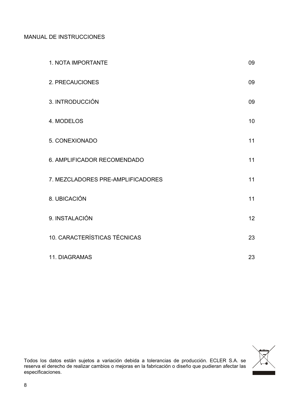 Ecler DACORD-i User Manual | Page 8 / 24