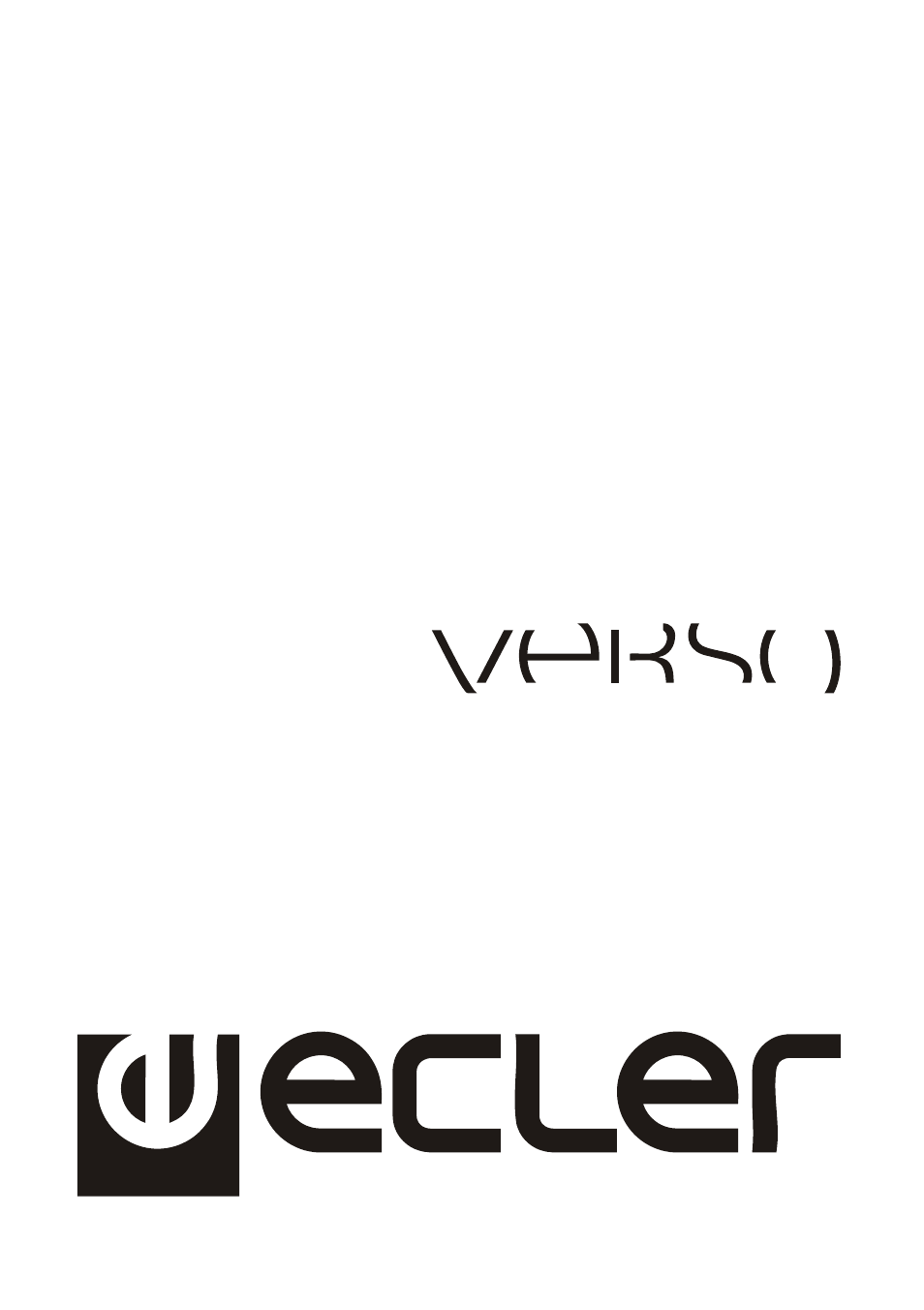 Ecler VERSO SERIES User Manual | 20 pages