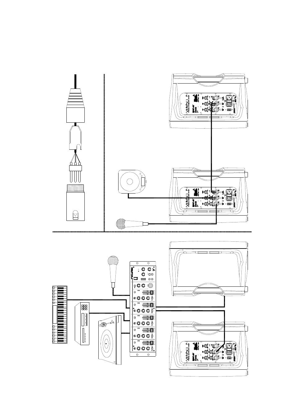 3 3 s, 03 0 d b, P h ) | Pin 2 = h o t, Au d io m ix e r | Ecler VERSO P User Manual | Page 35 / 40