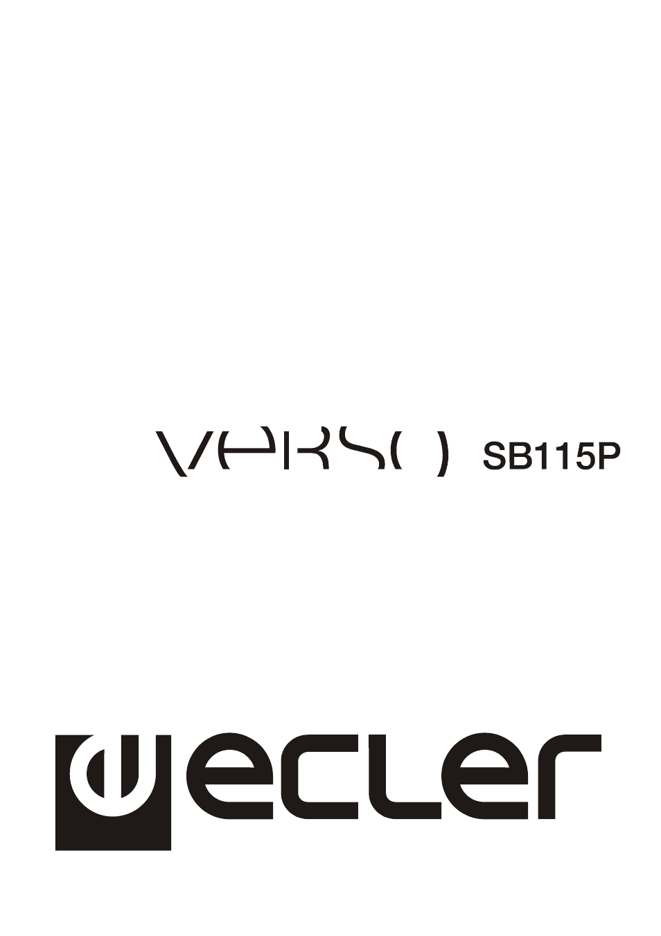 Ecler VERSO SB115P User Manual | 28 pages