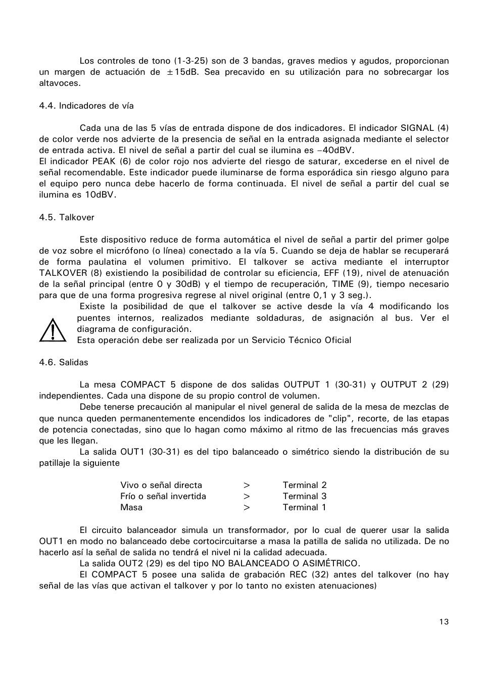 Ecler COMPACT 5 User Manual | Page 13 / 34