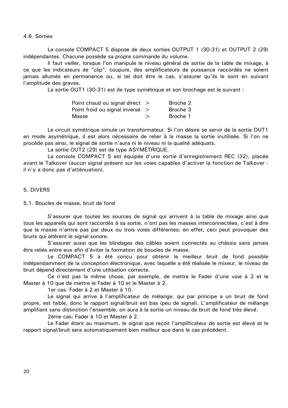 Ecler COMPACT 5 User Manual | Page 20 / 34