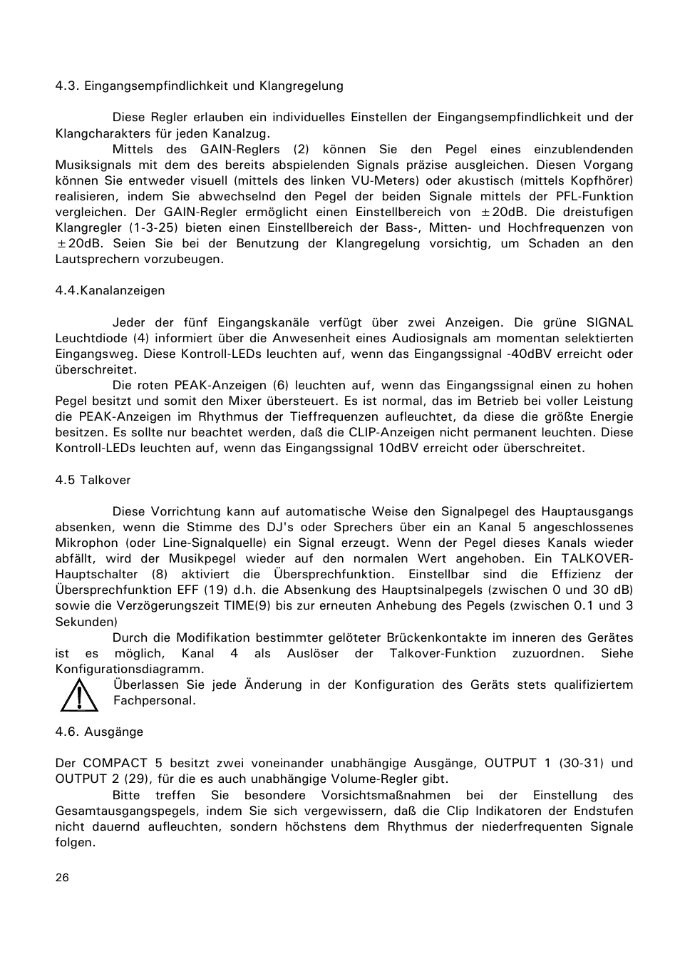 Ecler COMPACT 5 User Manual | Page 26 / 34