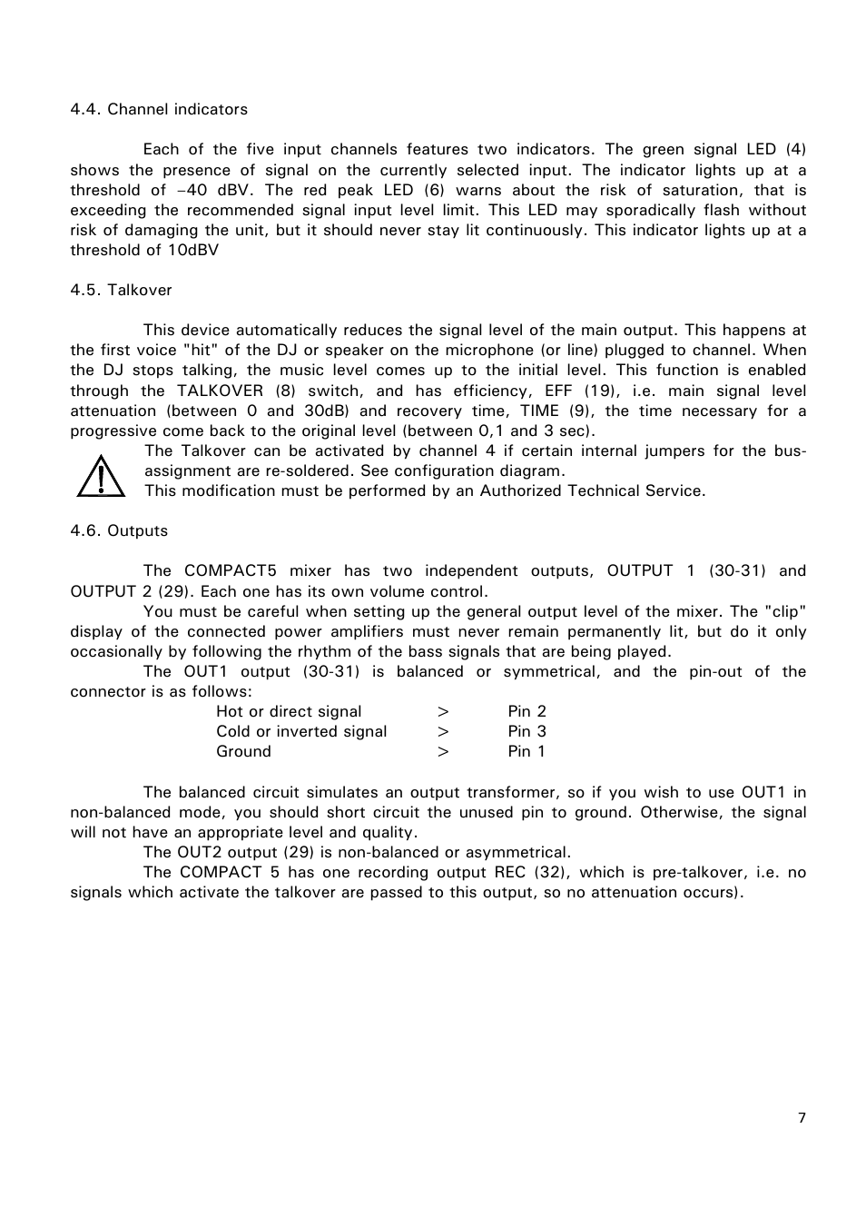 Ecler COMPACT 5 User Manual | Page 7 / 34