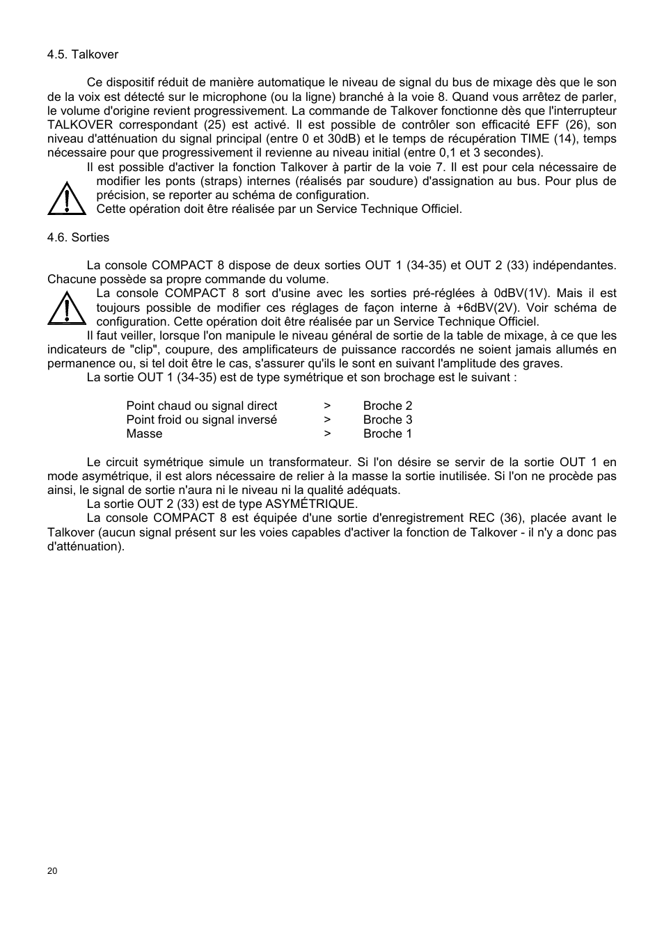 Ecler COMPACT 8 User Manual | Page 20 / 32