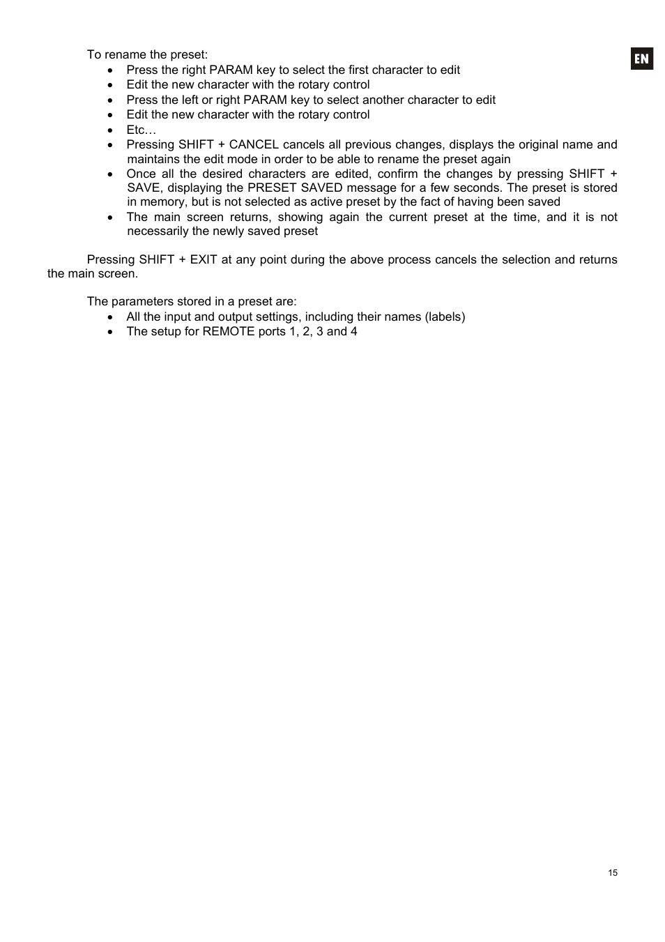 Ecler DAM514 User Manual | Page 15 / 110