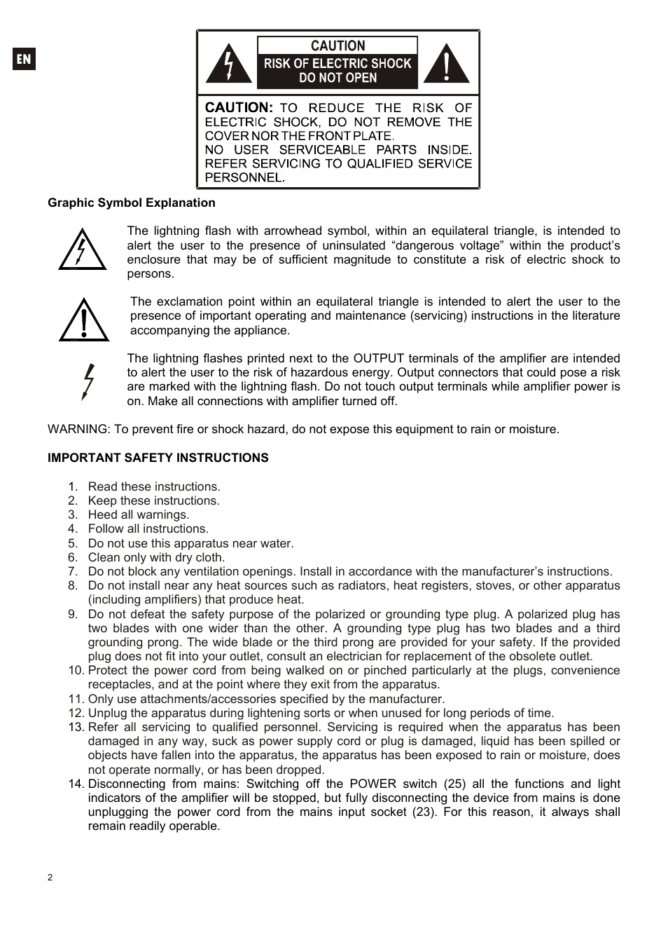 Ecler DAM514 User Manual | Page 2 / 110