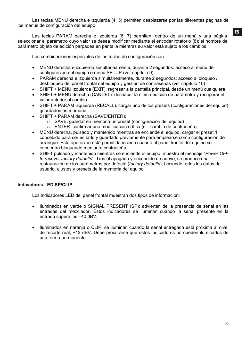 Ecler DAM514 User Manual | Page 35 / 110