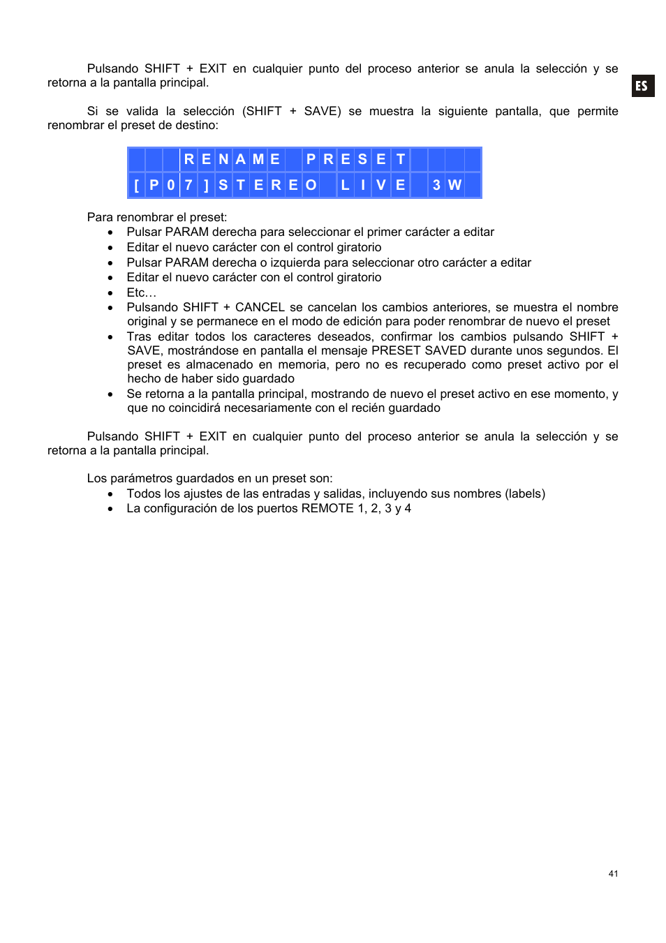 Ecler DAM514 User Manual | Page 41 / 110