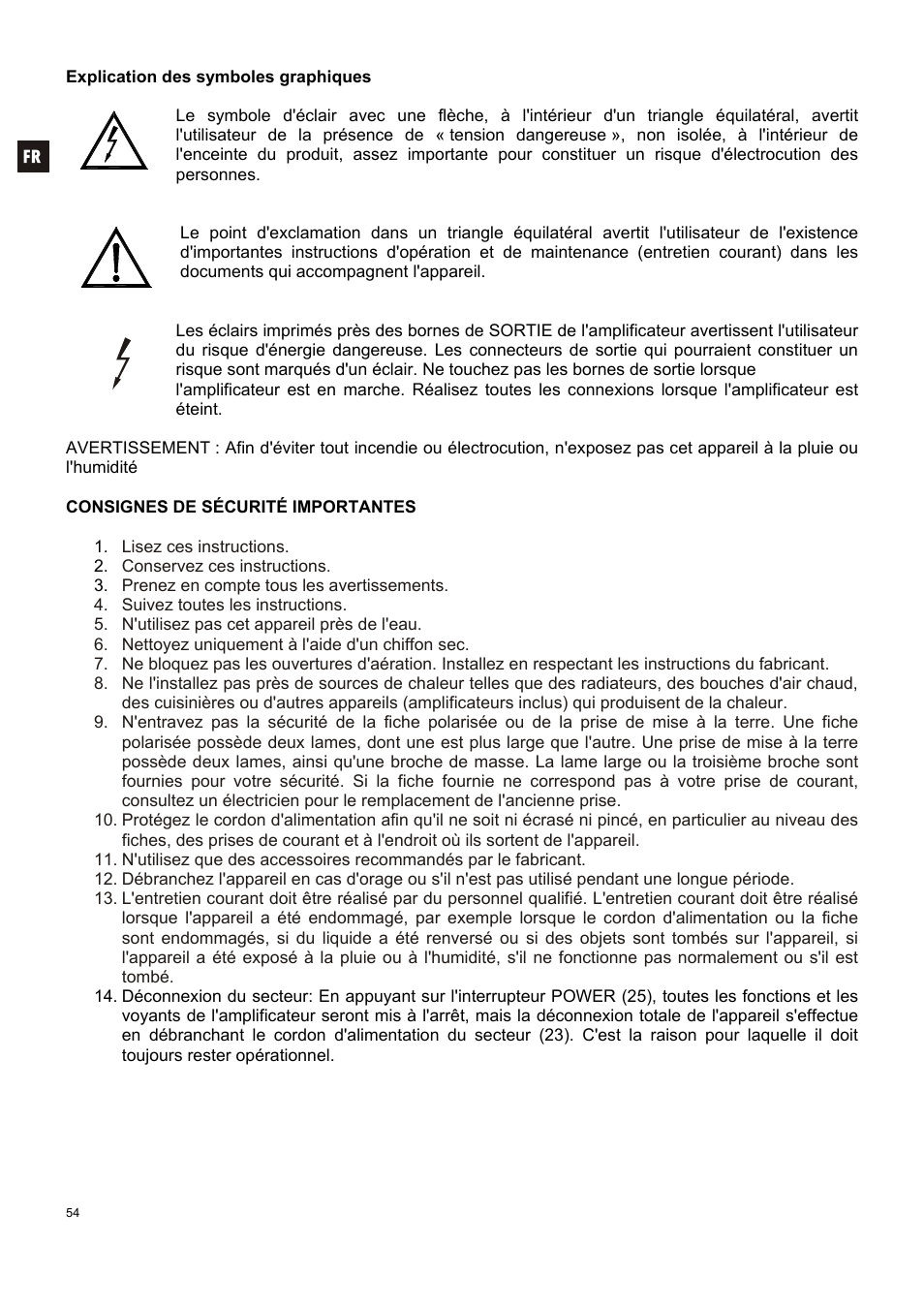 Ecler DAM514 User Manual | Page 54 / 110