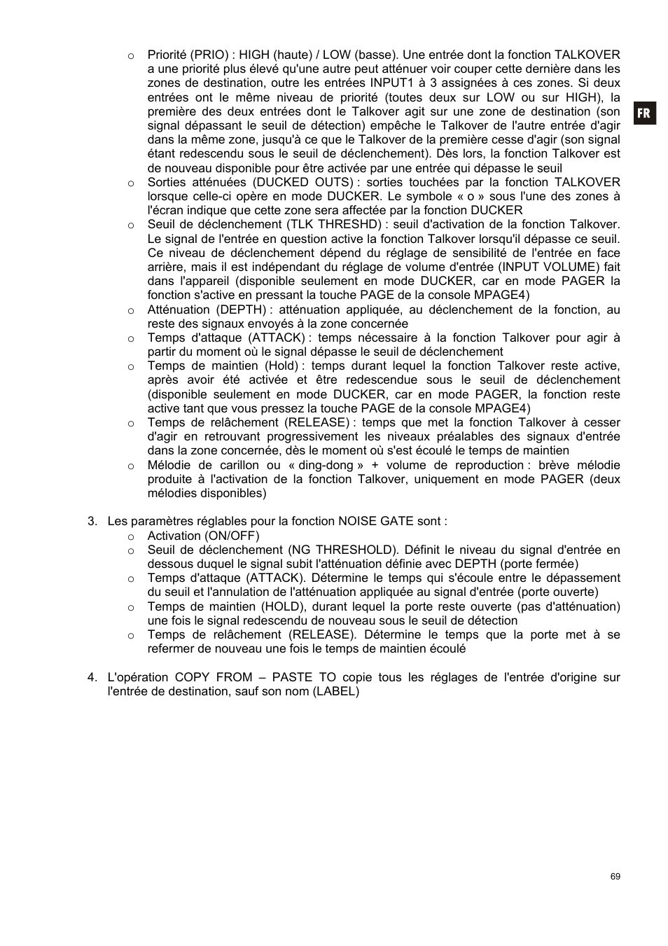 Ecler DAM514 User Manual | Page 69 / 110