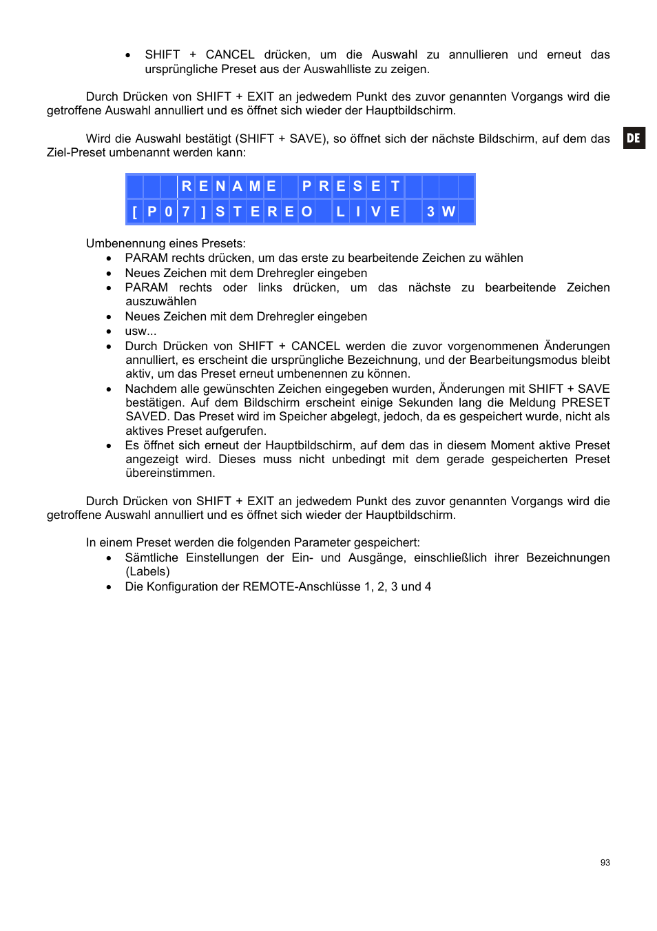 Ecler DAM514 User Manual | Page 93 / 110