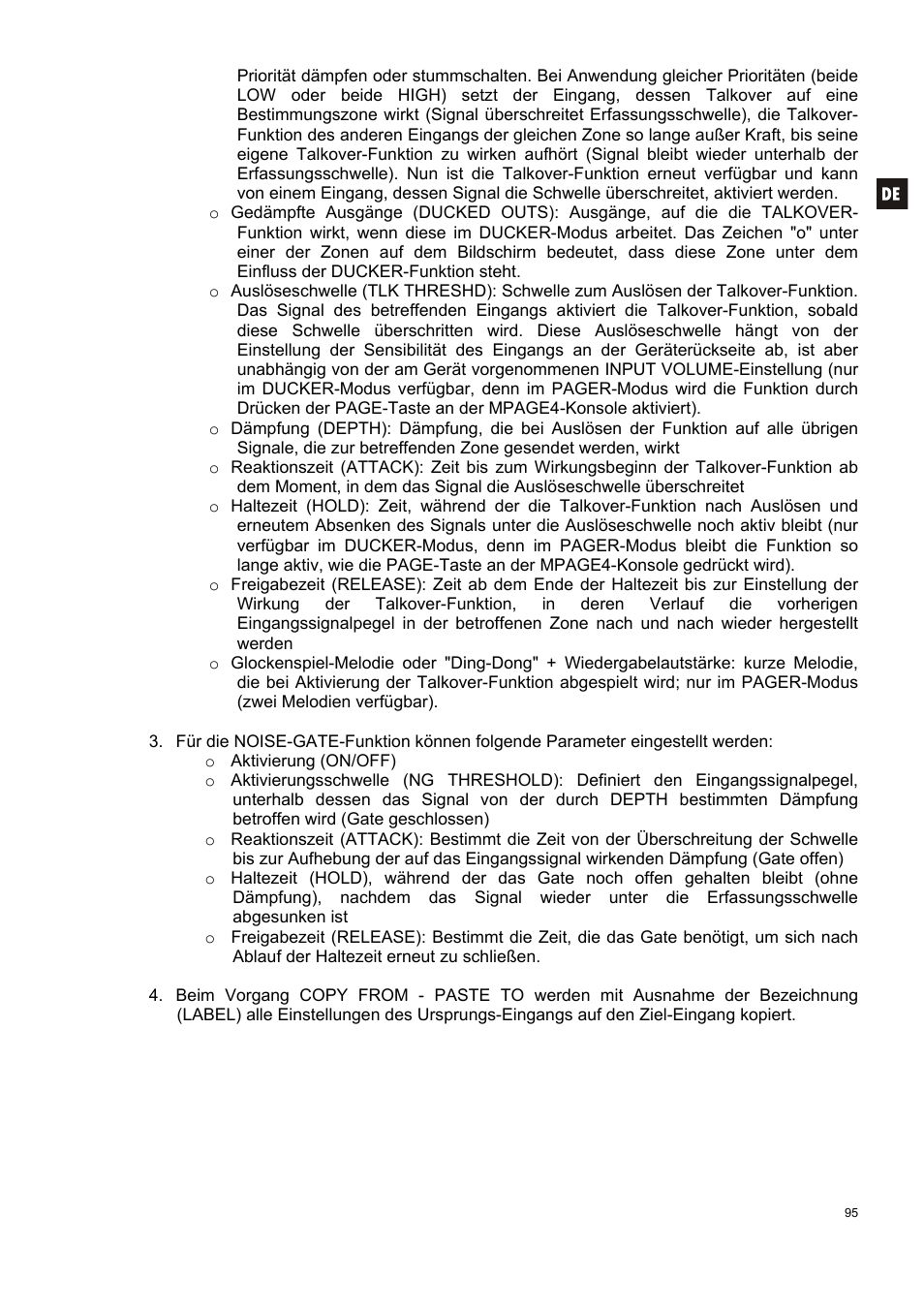 Ecler DAM514 User Manual | Page 95 / 110