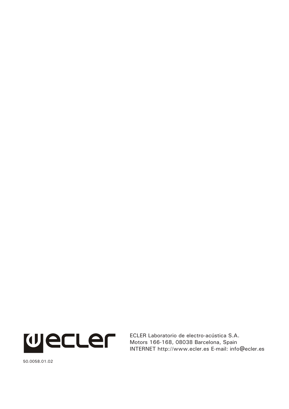 Ecler MAC70v User Manual | Page 38 / 38