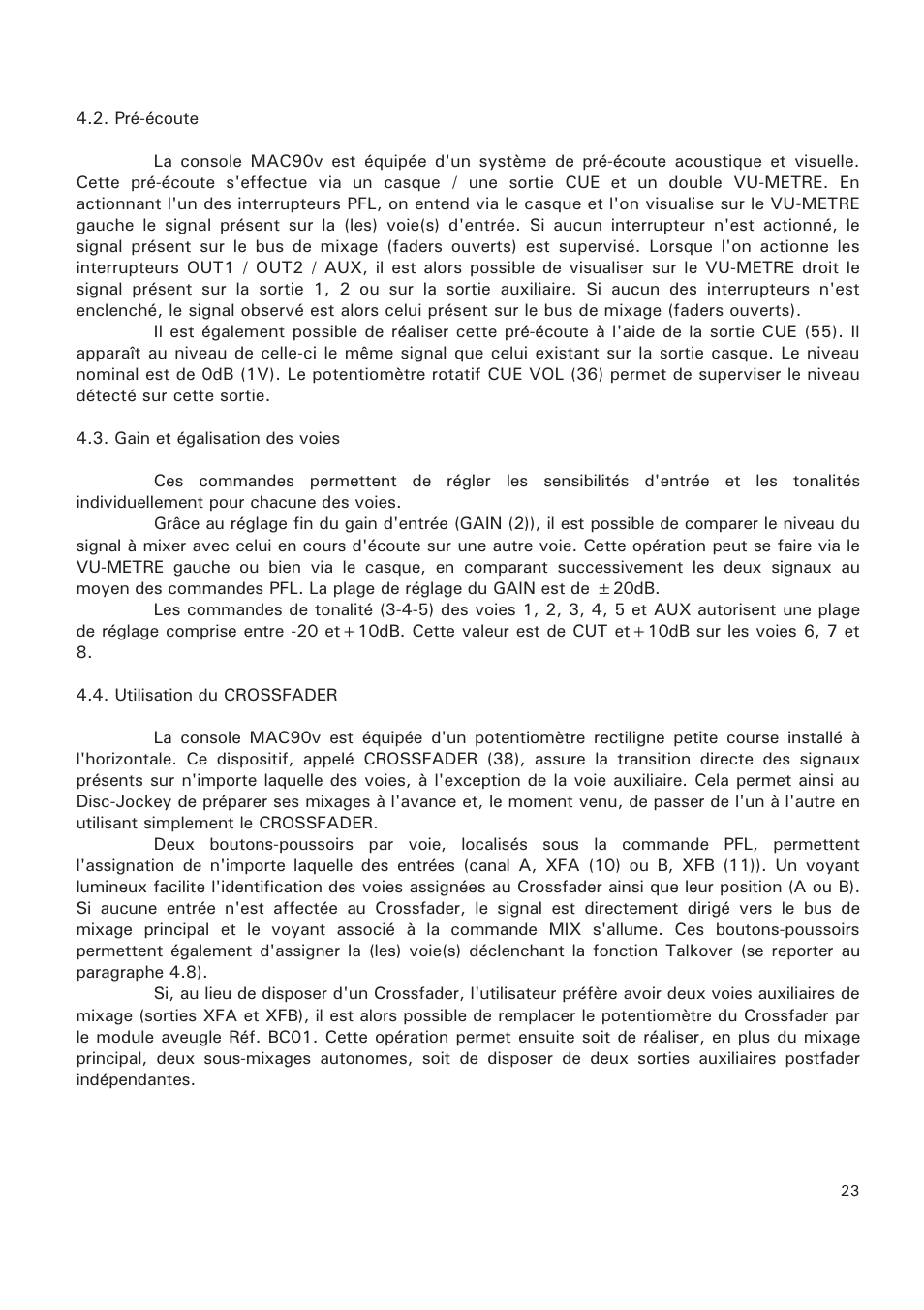 Ecler MAC90v User Manual | Page 23 / 42