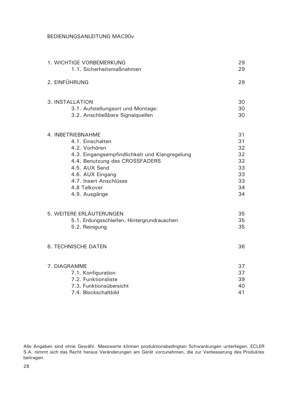 Ecler MAC90v User Manual | Page 28 / 42