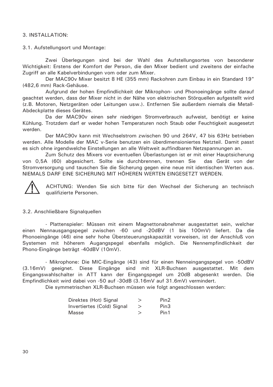 Ecler MAC90v User Manual | Page 30 / 42