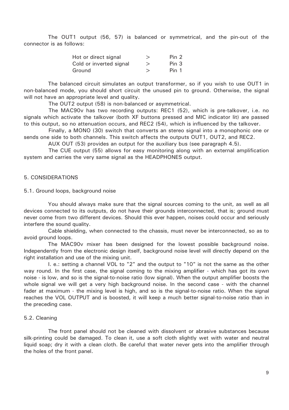 Ecler MAC90v User Manual | Page 9 / 42