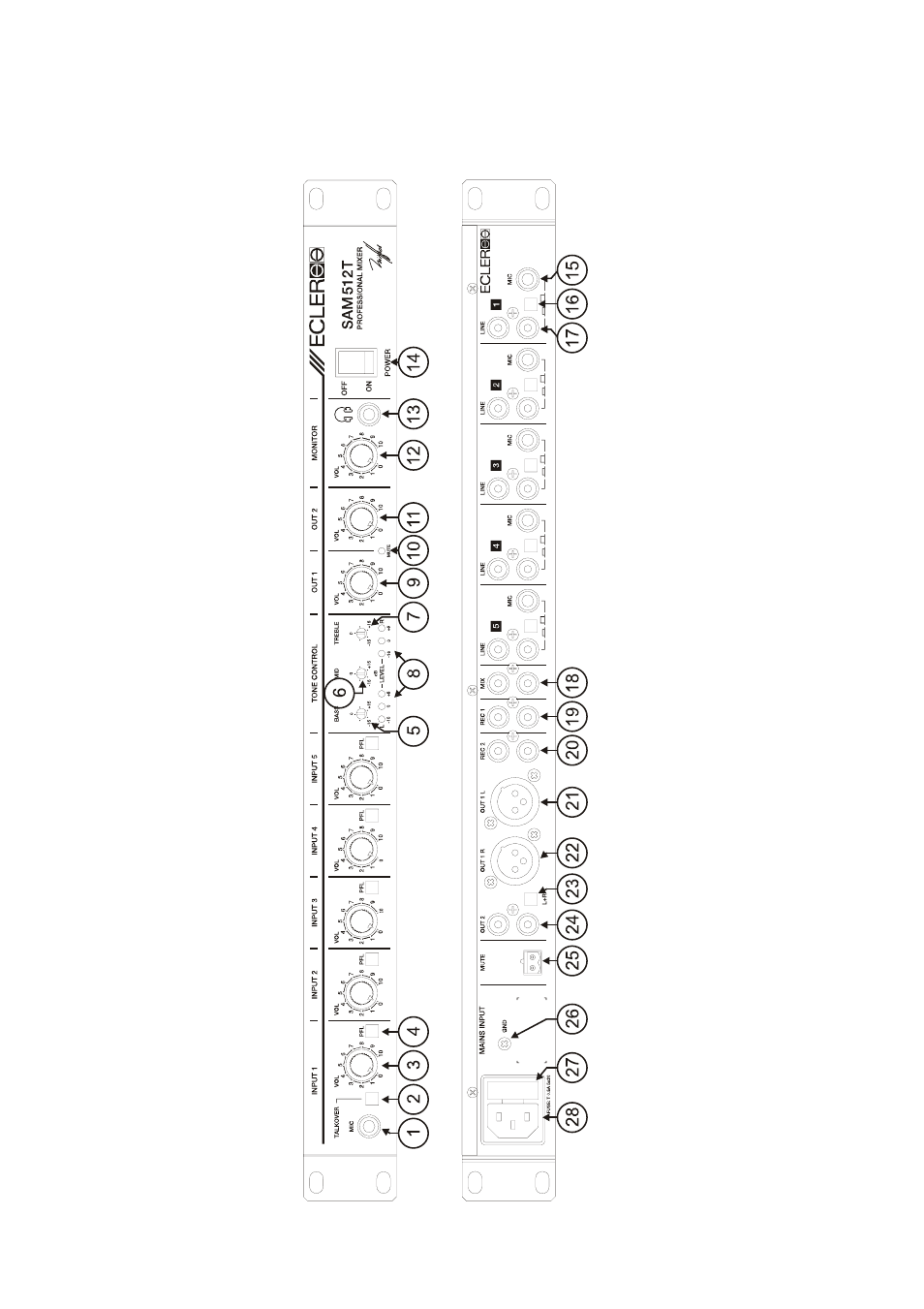 Ecler SAM512T User Manual | Page 29 / 32