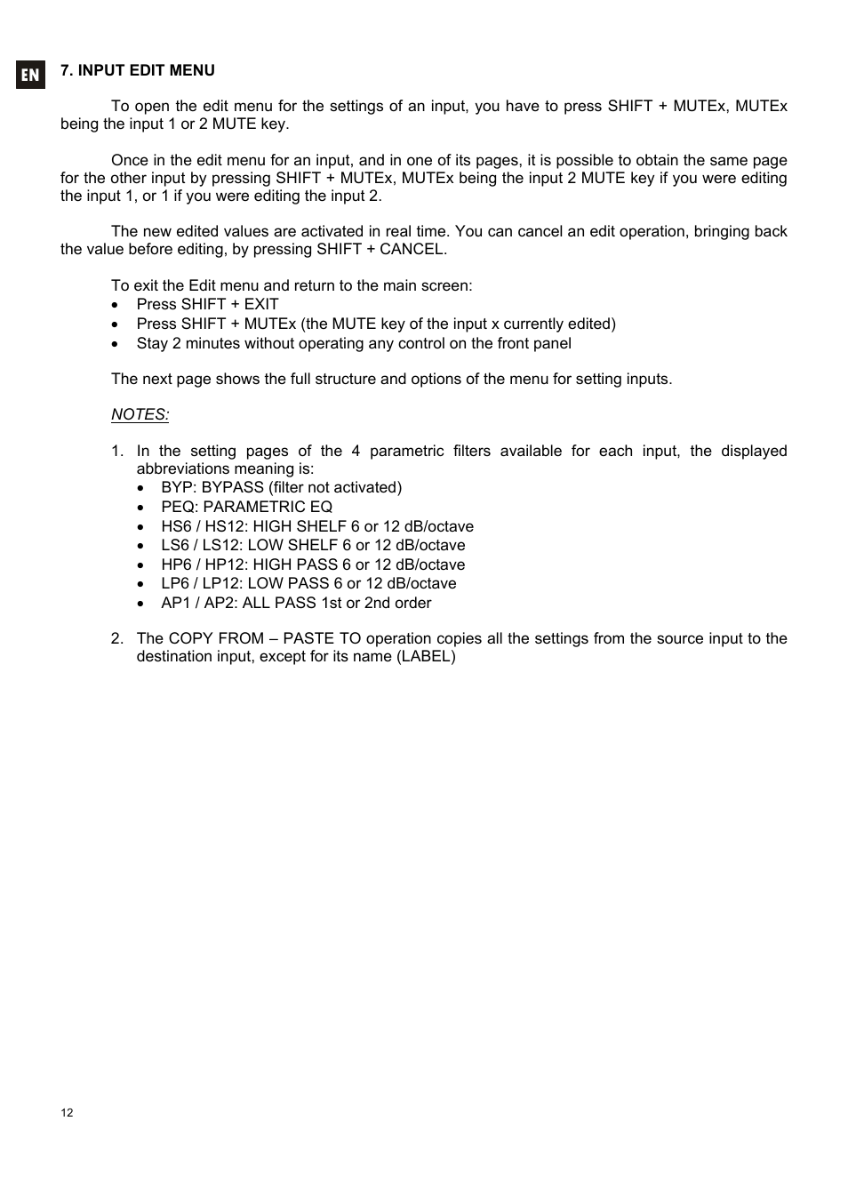 Ecler ALMA26 User Manual | Page 12 / 82