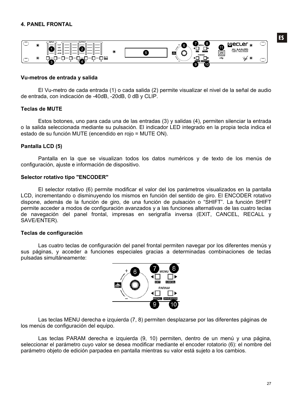 Ecler ALMA26 User Manual | Page 27 / 82