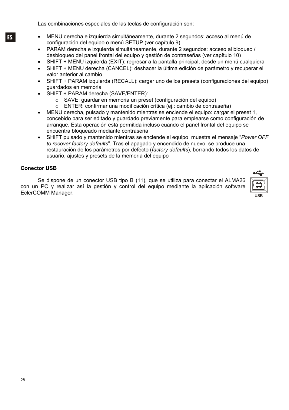 Ecler ALMA26 User Manual | Page 28 / 82