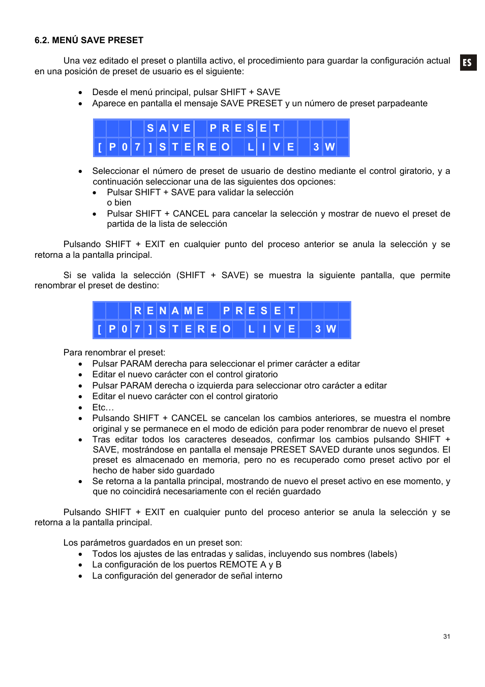 Ecler ALMA26 User Manual | Page 31 / 82